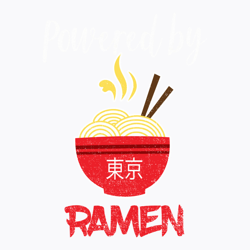 Powered By Ramen Hoodie  Vintage Retro Noodle Top T-shirt | Artistshot