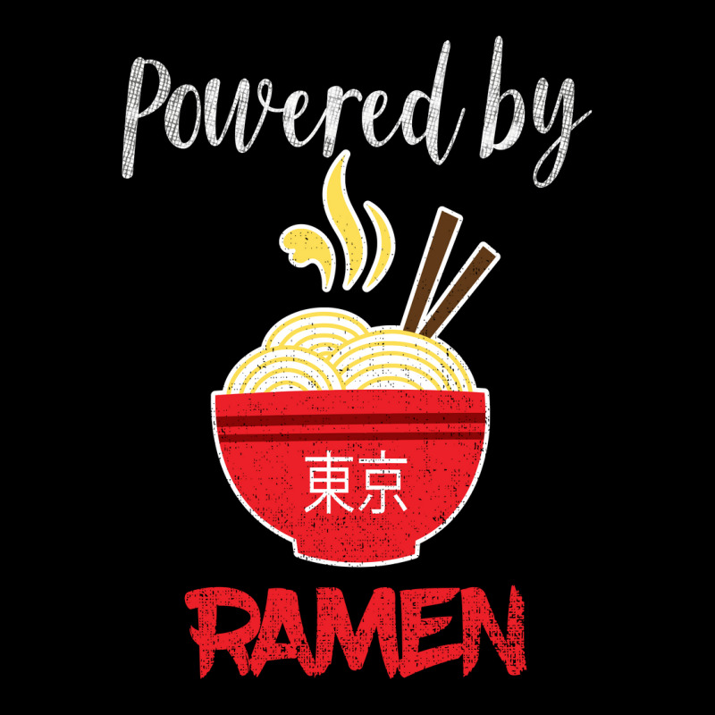 Powered By Ramen Hoodie  Vintage Retro Noodle Top Men's Long Sleeve Pajama Set | Artistshot