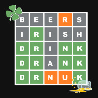 Wordle St Patricks Day Metal Print Square | Artistshot