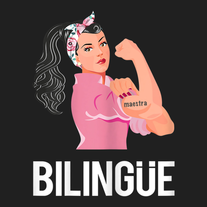 Womens Maestra Bilingue Bilingual Spanish Teacher Gifts Ladies Polo Shirt by BRANDONARKER | Artistshot