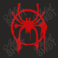 Miles Morales Spider Spray Paint Ladies Fitted T-shirt | Artistshot