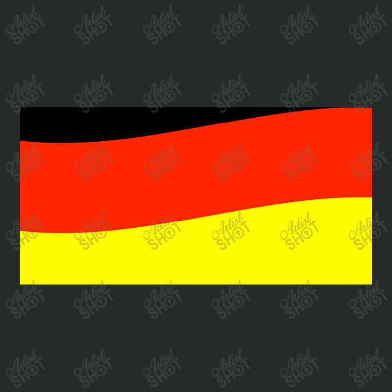 Germany Flag Women's Triblend Scoop T-shirt by Rios Arevalo | Artistshot