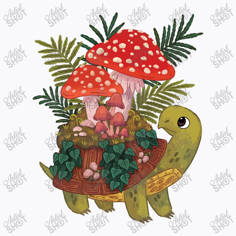 Mushroom Planty Turtle T-shirt | Artistshot