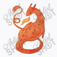 Orange Dragon T-shirt | Artistshot