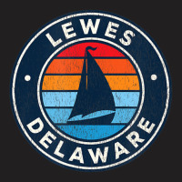 Lewes Delaware De Vintage Sailboat Retro 70s T-shirt | Artistshot