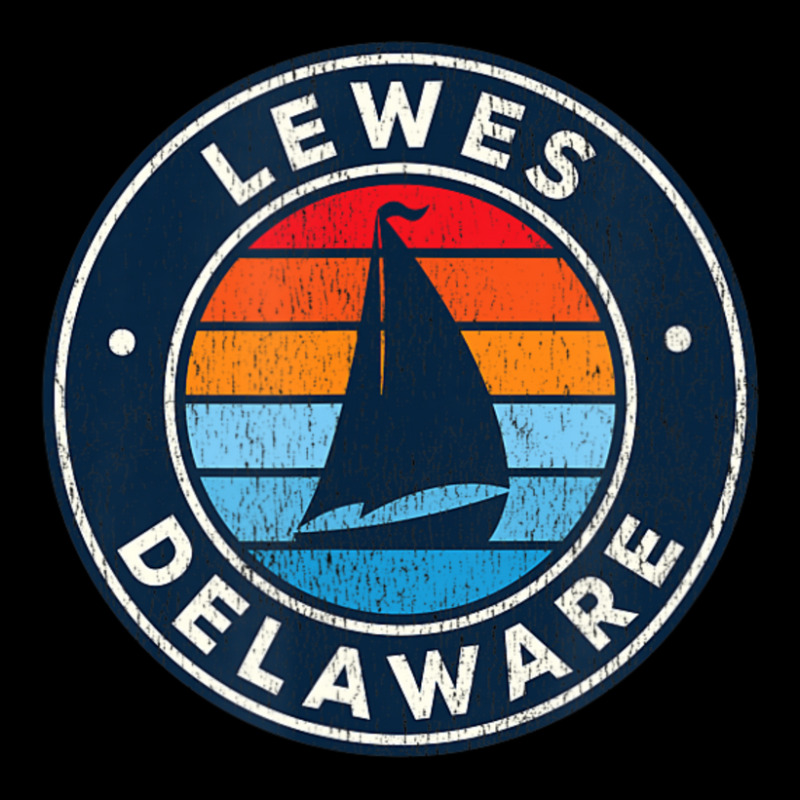 Lewes Delaware De Vintage Sailboat Retro 70s Men's Long Sleeve Pajama Set | Artistshot