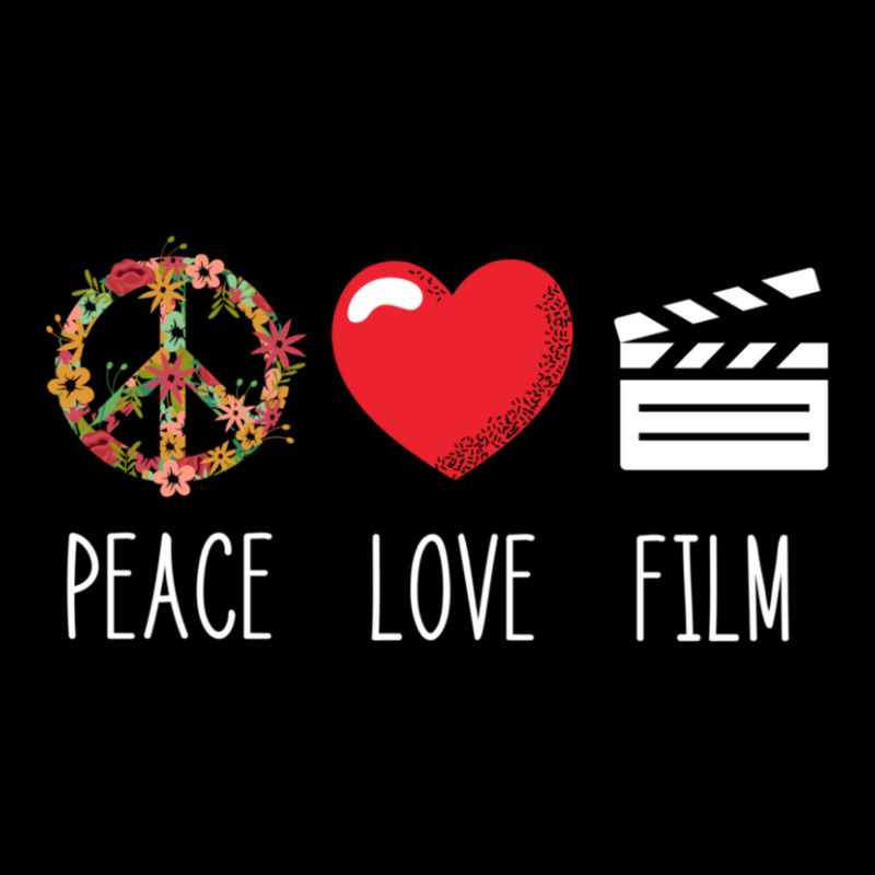 Filmmaker Film Producer Peace Love Film Videographer Women's V-Neck T-Shirt by NicholetteJeanHastings | Artistshot