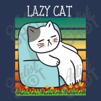 Funny Lazy Cat Men Denim Jacket | Artistshot