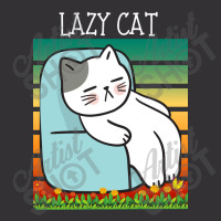 Funny Lazy Cat Vintage Hoodie And Short Set | Artistshot