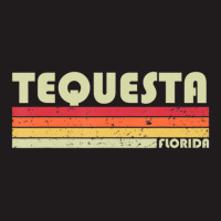 Tequesta Fl Florida City Home Roots Retro 70s 80s Waist Apron | Artistshot