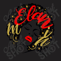 Gifts Afro Diva Ethnic Black Girl Magic Red Lips Melanin _001 T-shirt | Artistshot