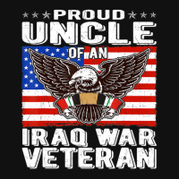 Limited Edition Mens Proud Uncle Of Iraq Veteran Patriotic Military Fa Graphic T-shirt | Artistshot