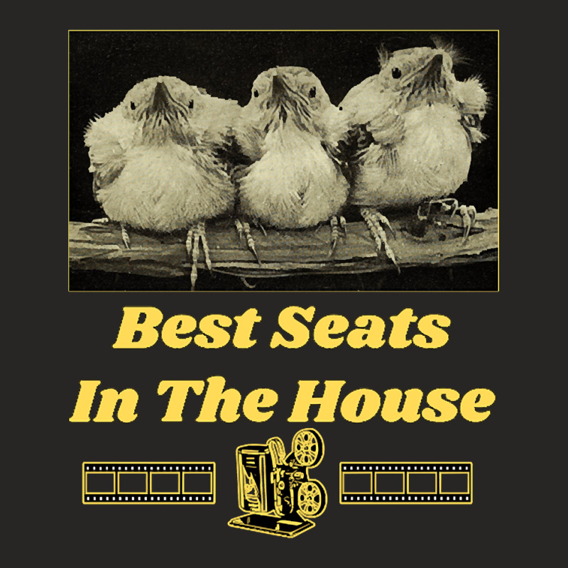 Trending Movie Night Best Seats In The House - Chicks T-shirt Design Ladies Fitted T-Shirt by Box Bingham | Artistshot