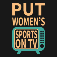 Put Women's Sports On Tv Flannel Shirt | Artistshot