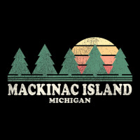 Mackinac Island Mi Vintage Throwback Retro 70s Legging | Artistshot