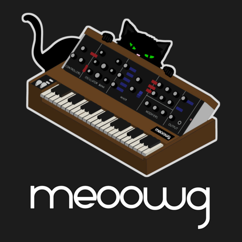 Synthesizer Cat Meow Hoodie & Jogger Set | Artistshot