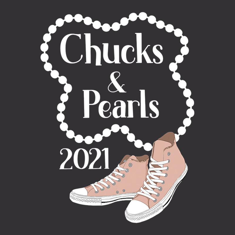 Chucks And Pearls 2021 Gift Vintage Hoodie | Artistshot