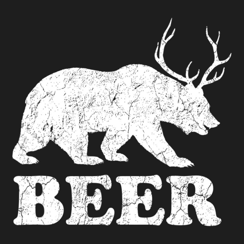 Beerbeardeerfunnygiftforbeerloversdrinkersmenwomen Classic T-shirt | Artistshot