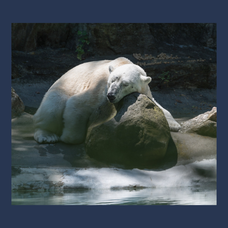 Tundra Taking A Little Nap After A Hard Day. Men Denim Jacket | Artistshot