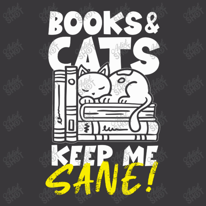 Books And Cats Keep Me Sane Ladies Curvy T-Shirt by CristenSilveri | Artistshot