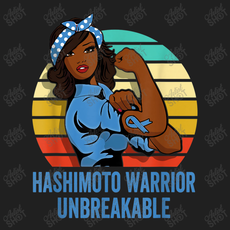 Hashimoto's Disease Warrior Shirt Unbreakable Drawstring Bags | Artistshot