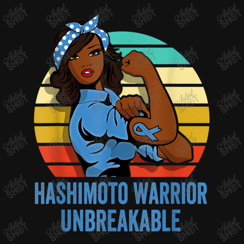 Hashimoto's Disease Warrior Shirt Unbreakable Landscape Canvas Print | Artistshot