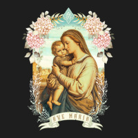 Ave Maria Schubert Latin Mass Blessed Mother Mary Hail Classic T-shirt | Artistshot