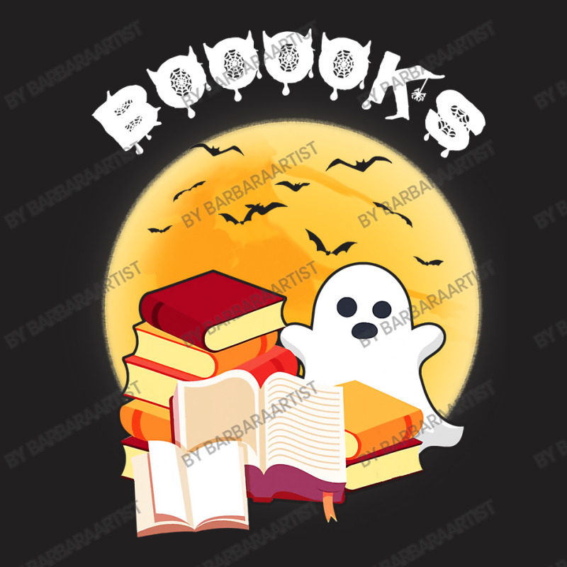 Boooks Ghost Reading Books Halloween Costume Funny Gift T-shirt | Artistshot