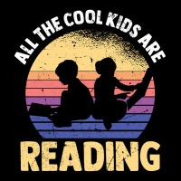 Limited Edition All The Cool Kids Are Reading Book Vintage Reto Toddler Sweatshirt | Artistshot