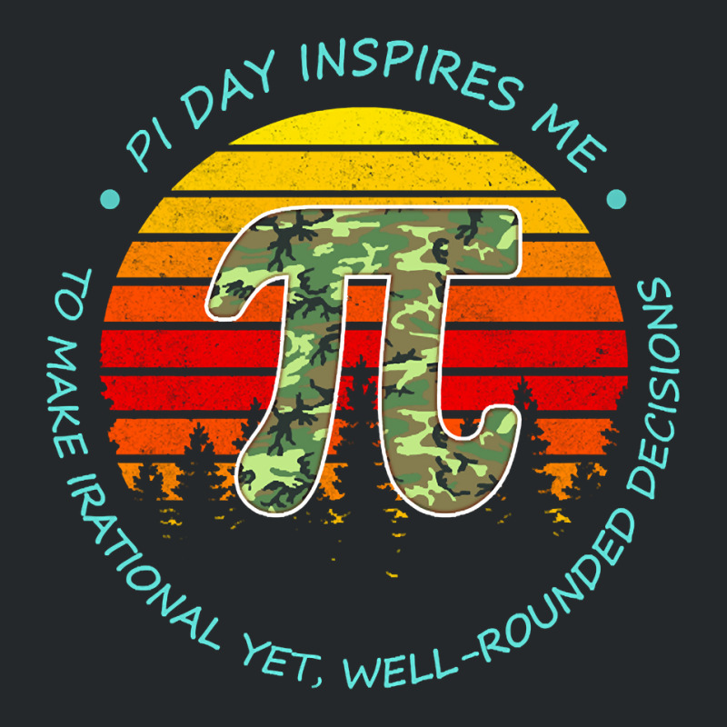 Limited Edition Pi Digits Camo Vintage Math Teacher Happy Pi Day Crewneck Sweatshirt by greggjvandervor | Artistshot