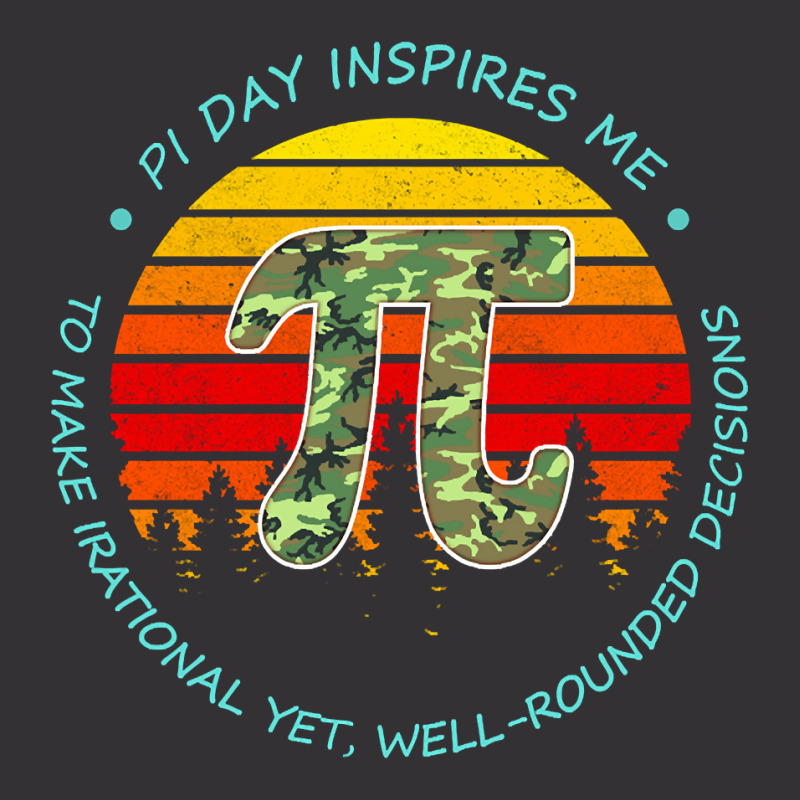 Limited Edition Pi Digits Camo Vintage Math Teacher Happy Pi Day Vintage Hoodie And Short Set by greggjvandervor | Artistshot