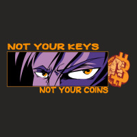 Bitcoin, Not Your Keys Not Your Coins Ladies Fitted T-shirt | Artistshot