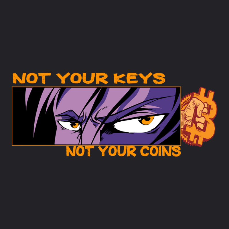 Bitcoin, Not Your Keys Not Your Coins Youth Tee by Min06 | Artistshot