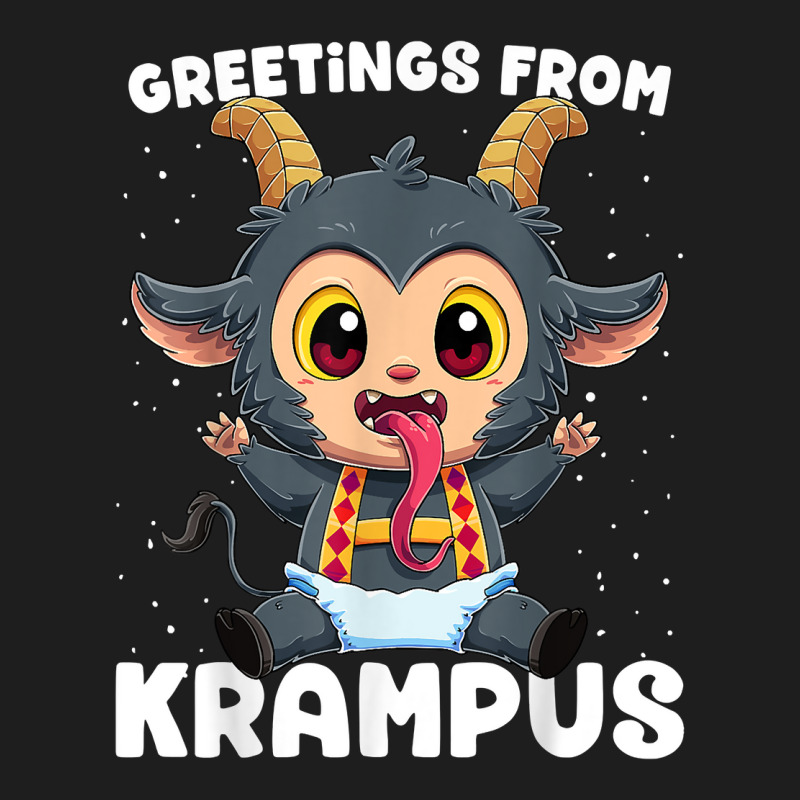 Greetings From Krampus Germanic Christmas Demon Paganism T Shirt Classic T-shirt by gehnhe | Artistshot