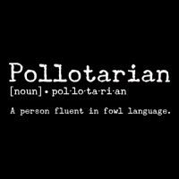 Pollotarian Definition - Fowl Chicken Play On Words Long Sleeve Shirts | Artistshot