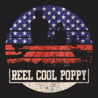 Mens Reel Cool Poppy Fish Fishing Usa    4th Of July Gifts 3 T-shirt | Artistshot