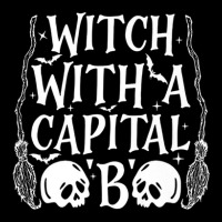 Witch With A Capital 'b' Long Sleeve Baby Bodysuit | Artistshot