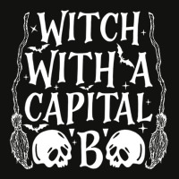 Witch With A Capital 'b' Scorecard Crop Tee | Artistshot