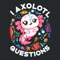 Limited Edition I Axolotl Questions Funny Saying Axolotl Lover Girls K Crewneck Sweatshirt | Artistshot