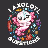 Limited Edition I Axolotl Questions Funny Saying Axolotl Lover Girls K Vintage Hoodie | Artistshot