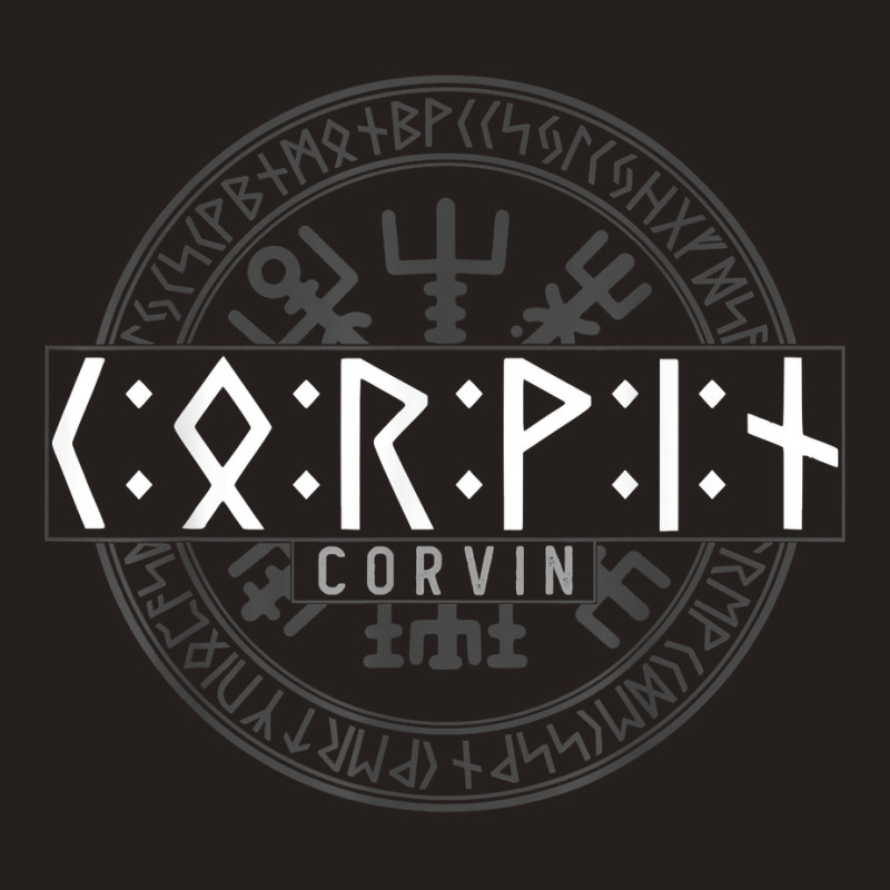 Corvin In Futhark Runes Viking T Shirt Tank Top | Artistshot