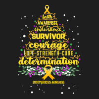 Hot Trend Endometriosis Awareness Awareness - Christmas Tree Hope Cur Classic T-shirt | Artistshot