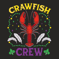 Crawfish Crew Seafood Festival Food Parade Mardi Gras Ladies Fitted T-shirt | Artistshot