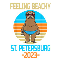 Funny St. Petersburg Vacation 2023   Fun Sloth T Shirt Maternity Scoop Neck T-shirt | Artistshot