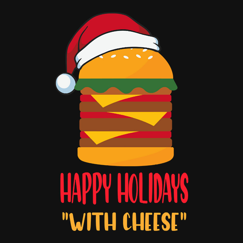 Hot Trend Happy Holidays With Cheese Shirt Christmas Cheeseburger Gift Front Car Mat | Artistshot