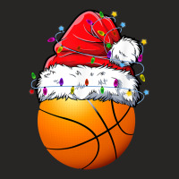 Basketball Santa Christmas Pajamas Sport Boys Men Funny Xmas Ladies Fitted T-shirt | Artistshot