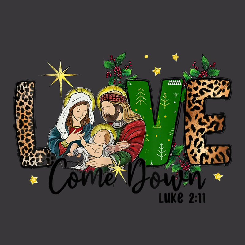 Love Came Down Christian Nativity Scene In Christmas Leopard T Shirt Ladies Curvy T-Shirt by gehnhe | Artistshot