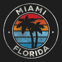 Miami Florida Fl Vintage Retro 70s Classic T-shirt | Artistshot