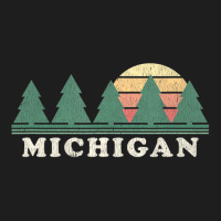 Michigan Mi Vintage Retro 70s Classic T-shirt | Artistshot