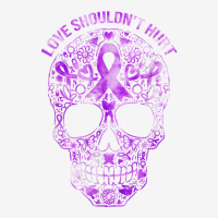 Sugar Skull Calavera Domestic Violence Awareness T Shirt Graphic T-shirt | Artistshot